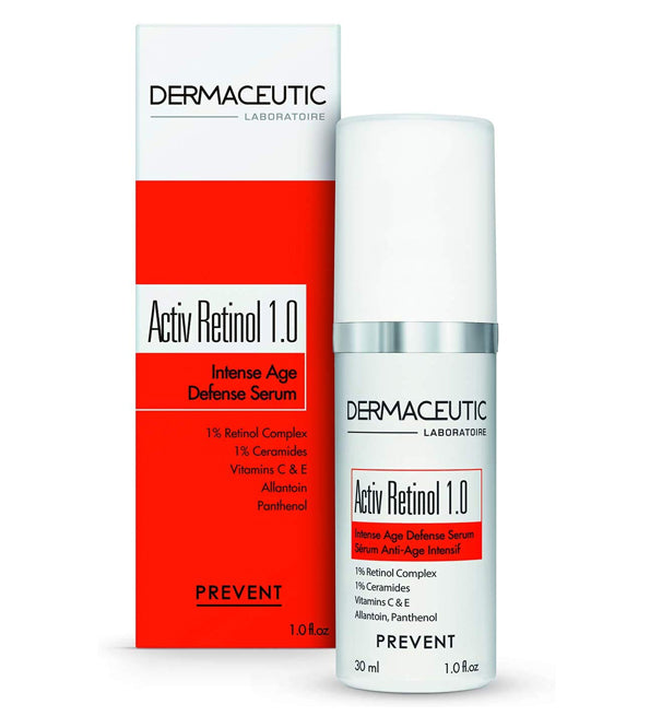 Flacon du sérum anti-âge Dermaceutic Activ Retinol 1.0 30 ml