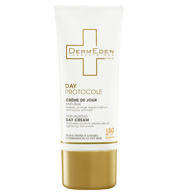 Dermeden Crema de Día Antiedad Piel Mixta a Grasa SPF 50 - 50 ml