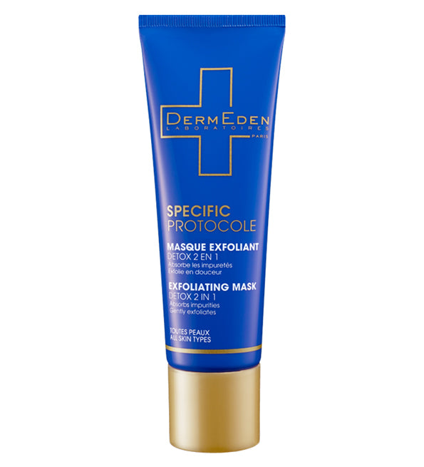 Dermeden Detox Exfoliating Mask 2in1 tube - 50 ml