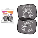 Babyauto Babypack Lot de 2 Pare-Soleil  - Noir