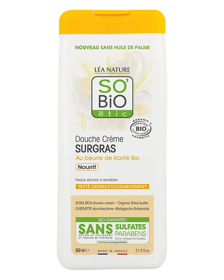 So Bio Douche Crème Surgras à l'Huile de Karité 650ml