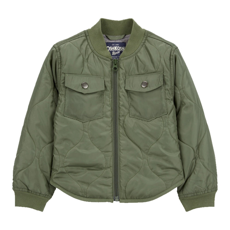 OshKosh Quilted Puffer Jacket - Olive