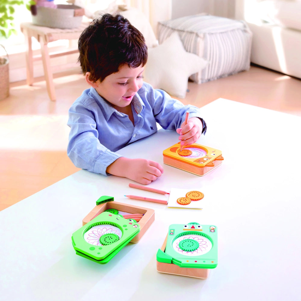 Hape Draw and Spin Mandala 3-6Y - Cat