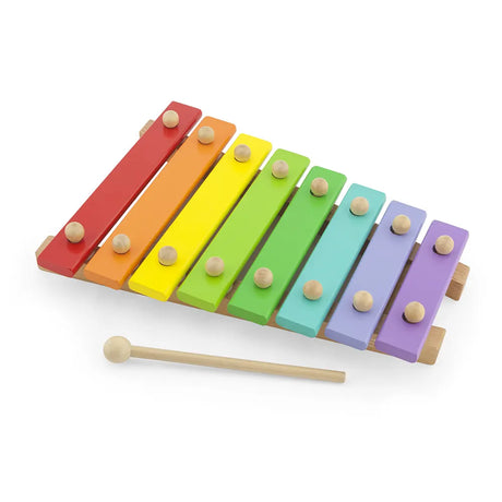 Viga Toys Xylophone Coloré en Bois 18M+