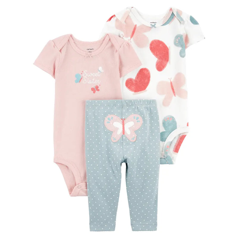Ensemble de 3 Pièces - Papillon