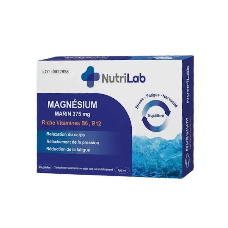 Nutrilab Marine Magnesium 300 mg 30 Capsules