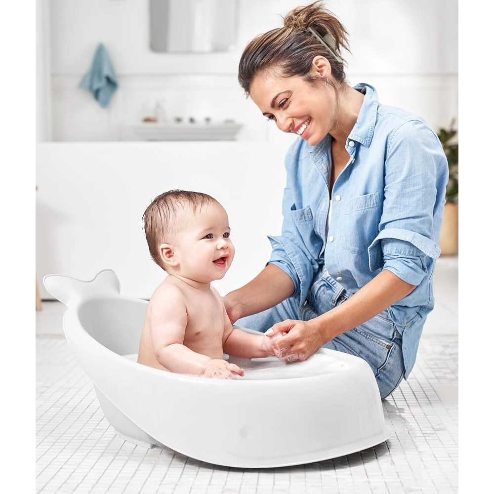 Skip Hop Baignoire Moby Smart Sling 3 Étapes - Blanc