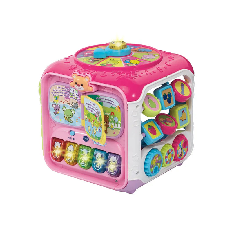 Vtech Super Discovery Cube - Pink (6M+)