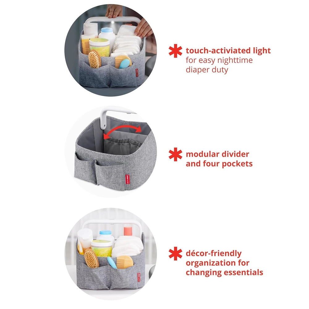 Skip Hop Panier à Couches Lumineux - Gris