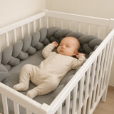 Babymat Tour de Lit Tressé - Gris