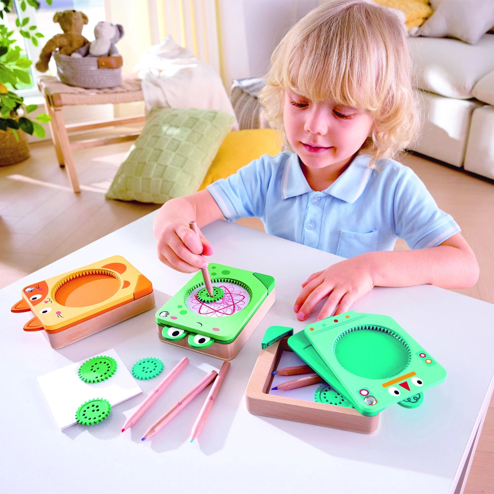 Hape Draw and Spin Mandala 3-6Y - Cat