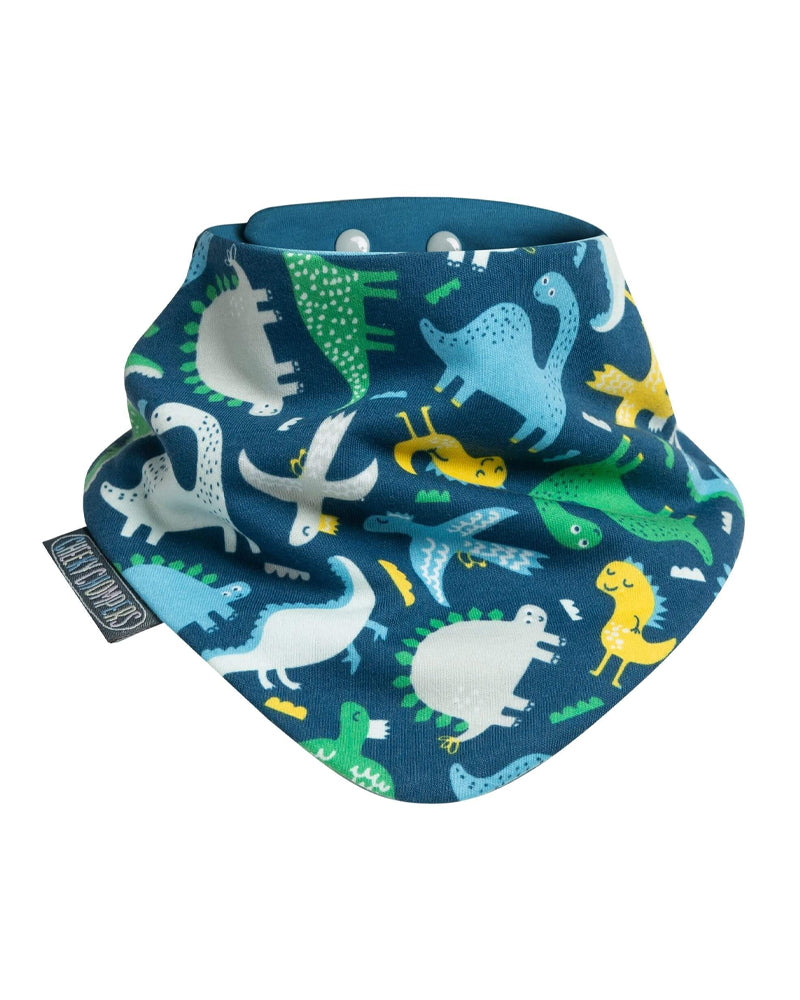 Lot de 2 bavoirs Cheeky Chompers - Dino & Stripes Neckerbibs