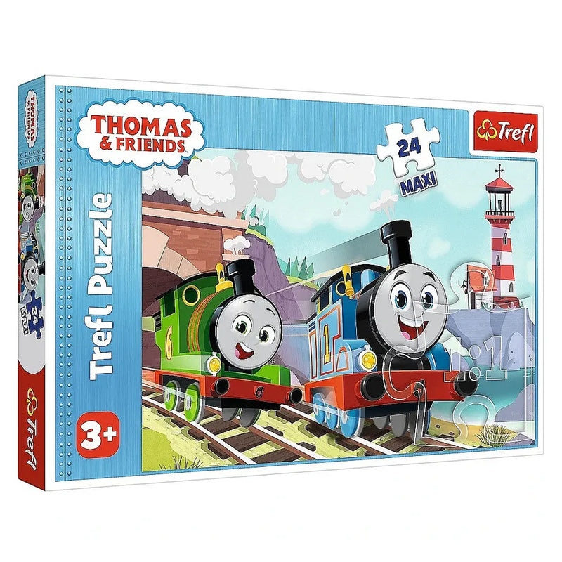 Trefl Maxi Thomas & Percy on the Tracks 24 Piece Puzzle - 3Y+