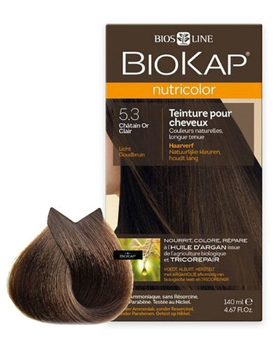 Biokap Teinture naturelle pour cheveux 140ml 5.3 - Chatain Or Clair
