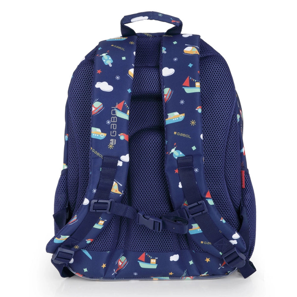 Gabol Sac à Dos à Trois Compartiments SPEEDY - Bleu Marine