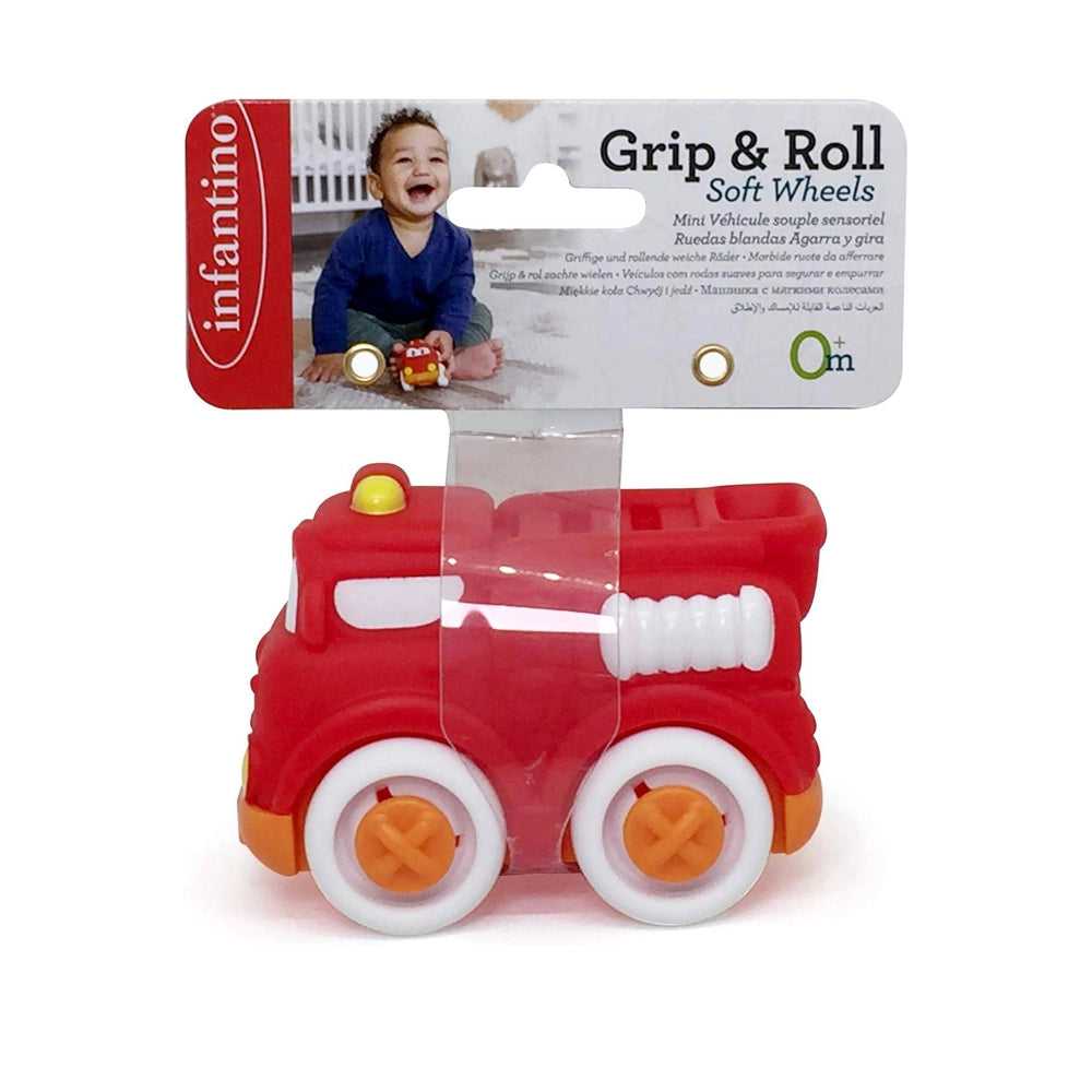 Infantino Voitures Souples Grip & Roll 0M+ - Rouge