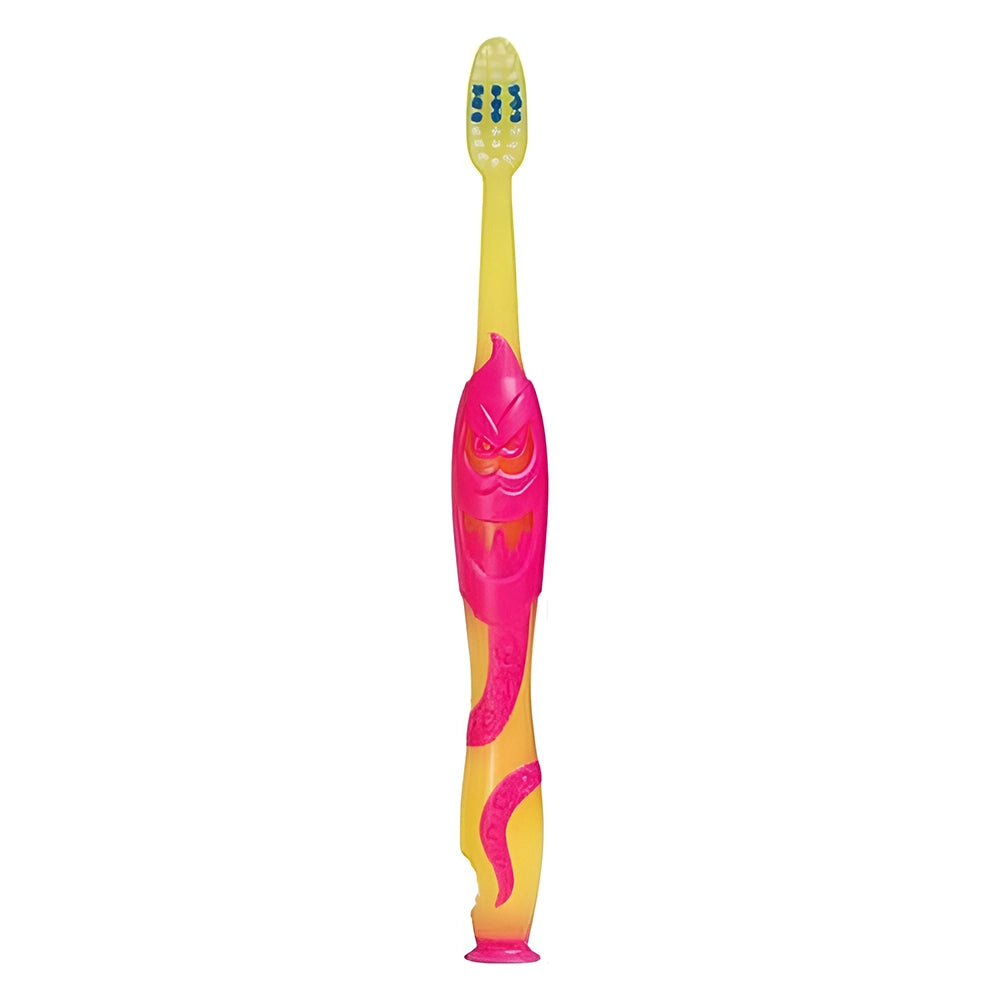 Elgydium Brosse à Dent Monster 2-6ans - Rose