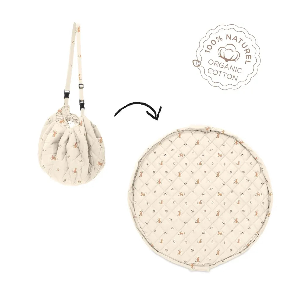 Play&Go Tapis de Jeu Organic Rabbit Lapin - 120cm