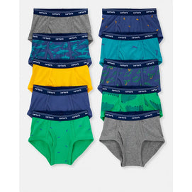 Lot de 10 slips en coton pour garçon (4-14 ans)