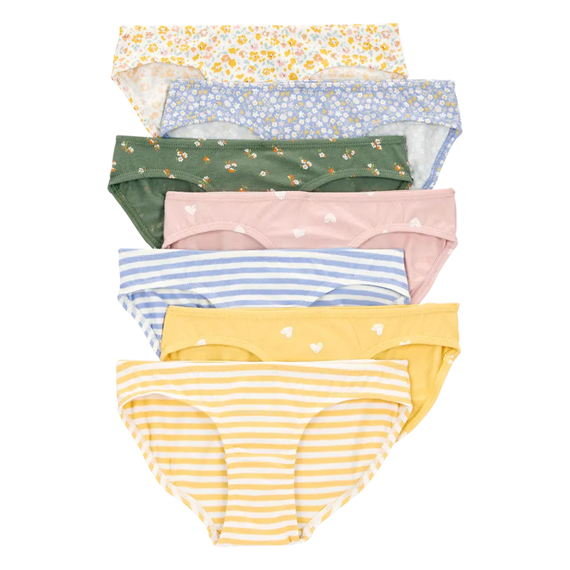 Carter's Girl's 7-Pack Panties - Floral
