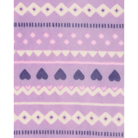 Pyjama 2 pièces enfant en velours Fair Isle