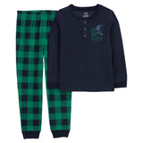 Ensemble pyjama 2 pièces enfant à carreaux