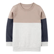 Sweat-shirt enfant color block en polaire