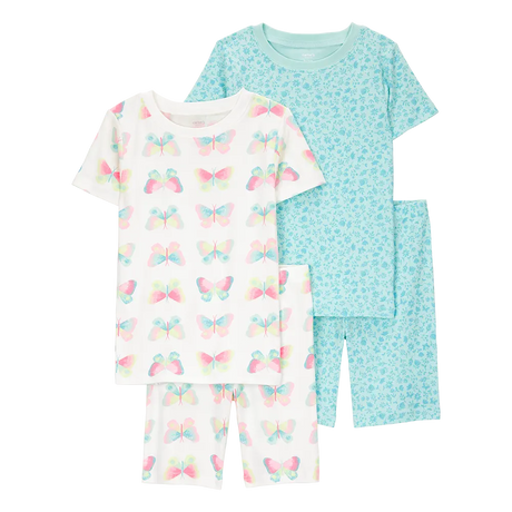 Pijama de 4 piezas para niña Carter's - Mariposa