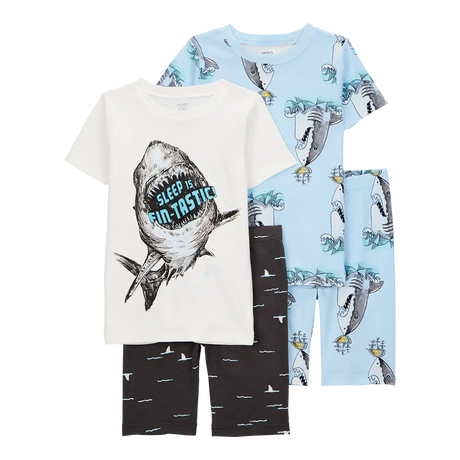 Pijama de 4 piezas para niño Carter's - Tiburón