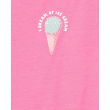 Lot de 2 chemises de nuit fille - Crème glacée