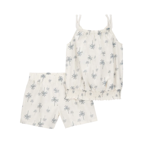 طقم توب وشورت للبنات من كارترز - نخيل