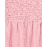 Carter's Girl's Smocked Dress - Pink