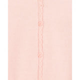 Cardigan à Bord Festonné Fille Carter's - Rose