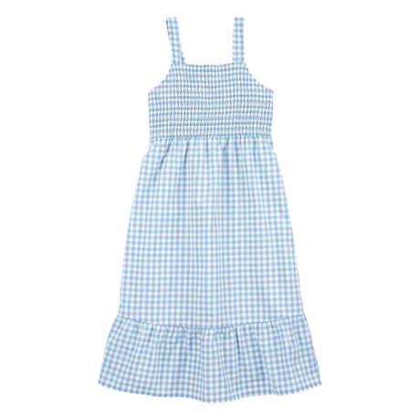 Robe en Coton Sans Manches Fille Carter's - Bleu Vichy
