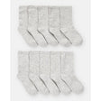 Lot de 10 paires de chaussettes garçon - Grises