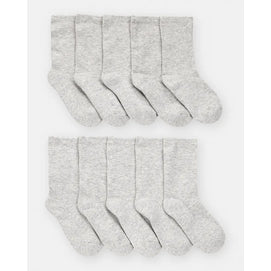 Lot de 10 paires de chaussettes garçon - Grises
