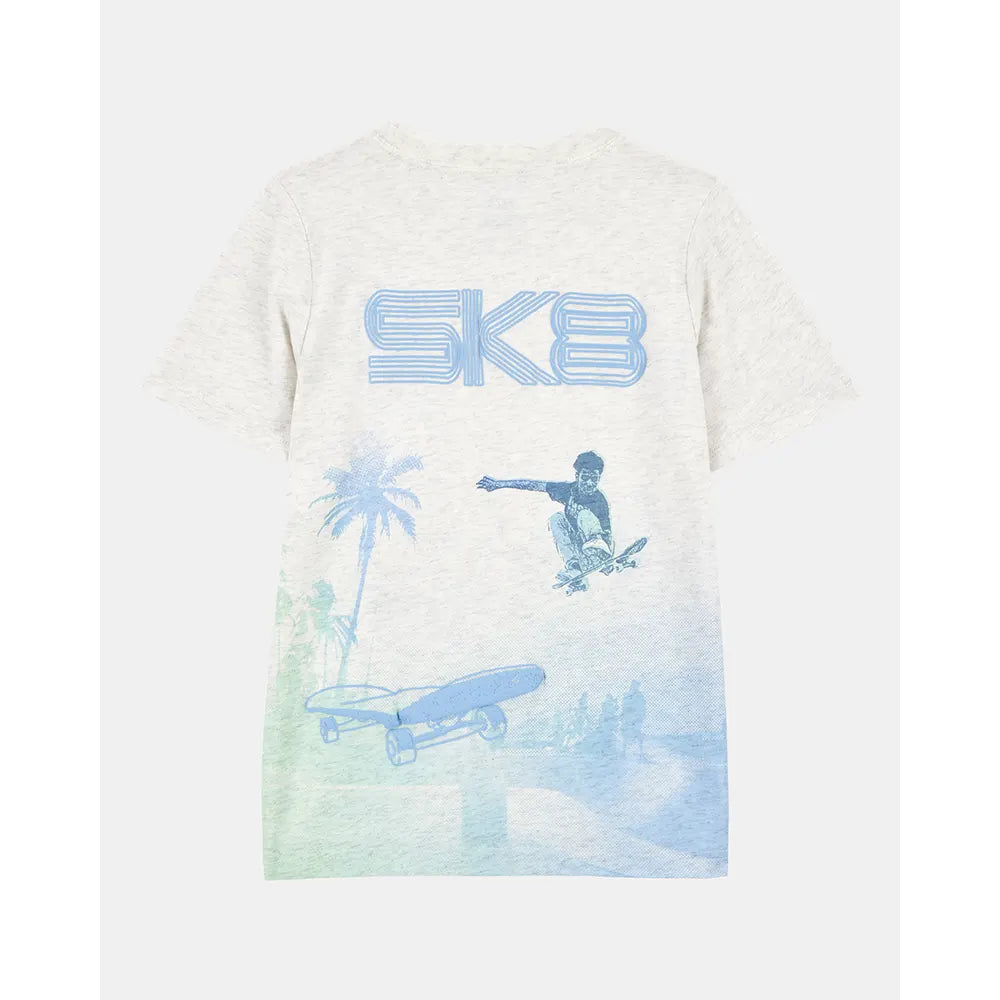 Carter's Boy's Short-Sleeve Skateboard T-shirt - Gray