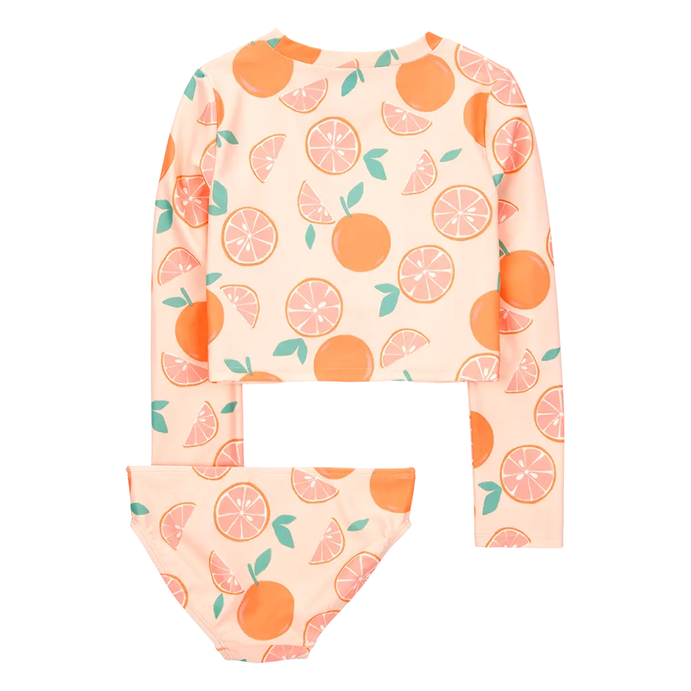 Maillot de Bain 2 Pièces Anti-UV Fille Carter's - Orange