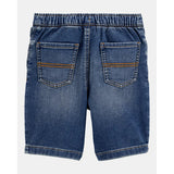Carter's Boy's Pull-On Denim Shorts - Navy Blue