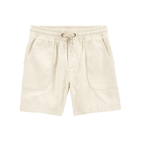 Short de sarga sin cierre para niño Carter's - Kaki
