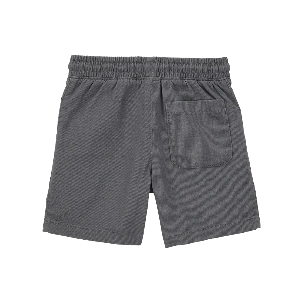 Carter's Boy's Pull-On Twill Shorts - Gray