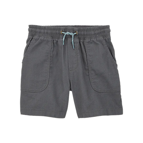 Short de sarga sin cierre para niño Carter's - Gris