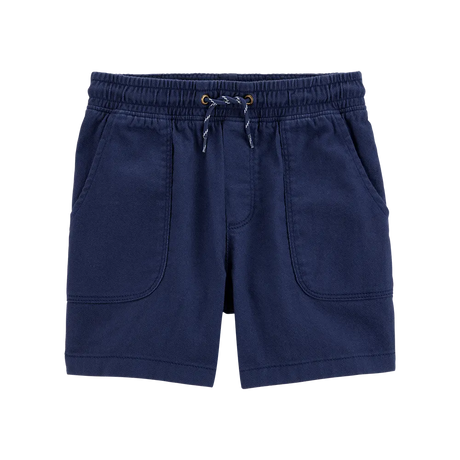 Short de sarga sin cierre para niño Carter's - Azul marino