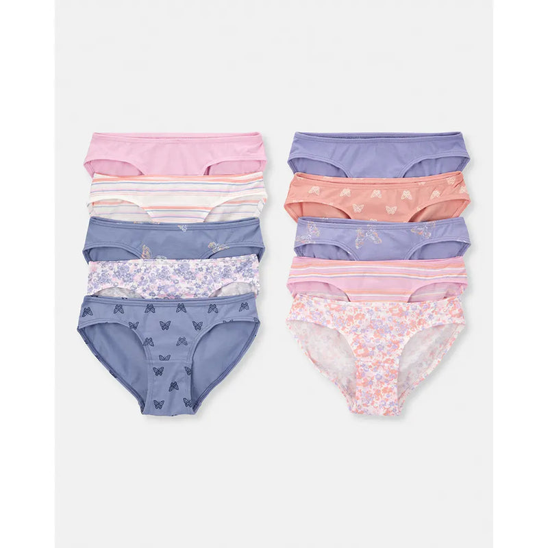 Carter's Girl's 10-Pack Stretch Panties