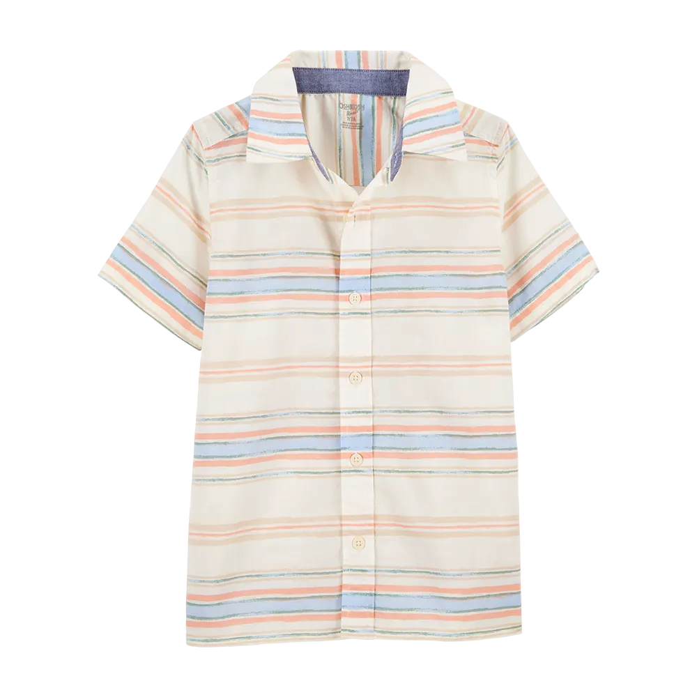 Chemise rayée à manches courtes garçon - OshKosh