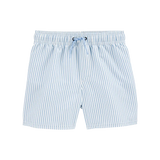 Short de bain rayé à enfiler pour garçon