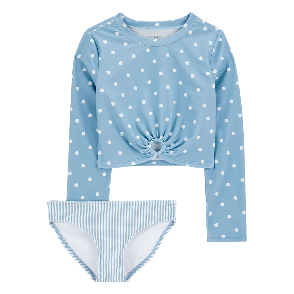 Ensemble maillot de bain anti-UV 2 pièces fille