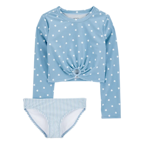 Traje de baño de 2 piezas anti-UV para niña Carter's - Azul cielo