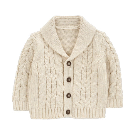 Cardigan Classique en Maille Bébé OshKosh - Crème