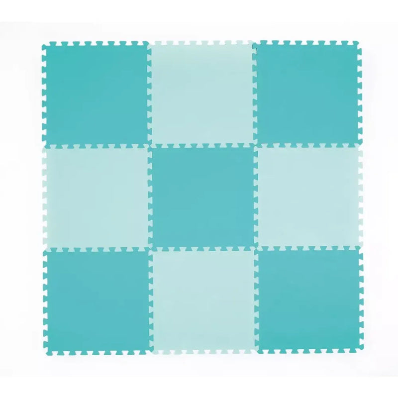 Ludi Two-Tone XXL Floor Mat 145x145cm - Blue